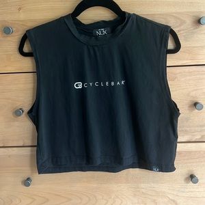 Cyclebar Crop Muscle Tank